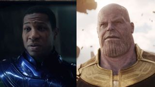 Kang and Thanos side by side