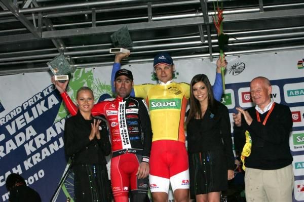Third placed Oscar Gatto was a no-show on the podium.