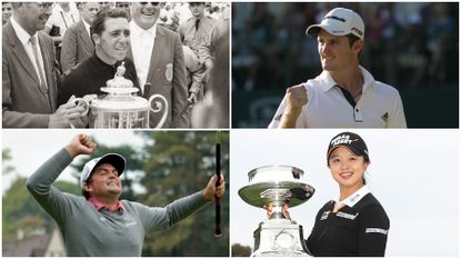 Gary Player, Justin Rose, Keegan Bradley and Sei Young Kim