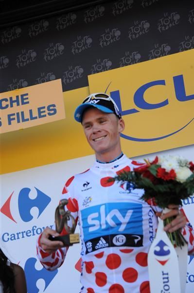 Froome's burst up the final climb meant he takes over at the top of the mountains standings