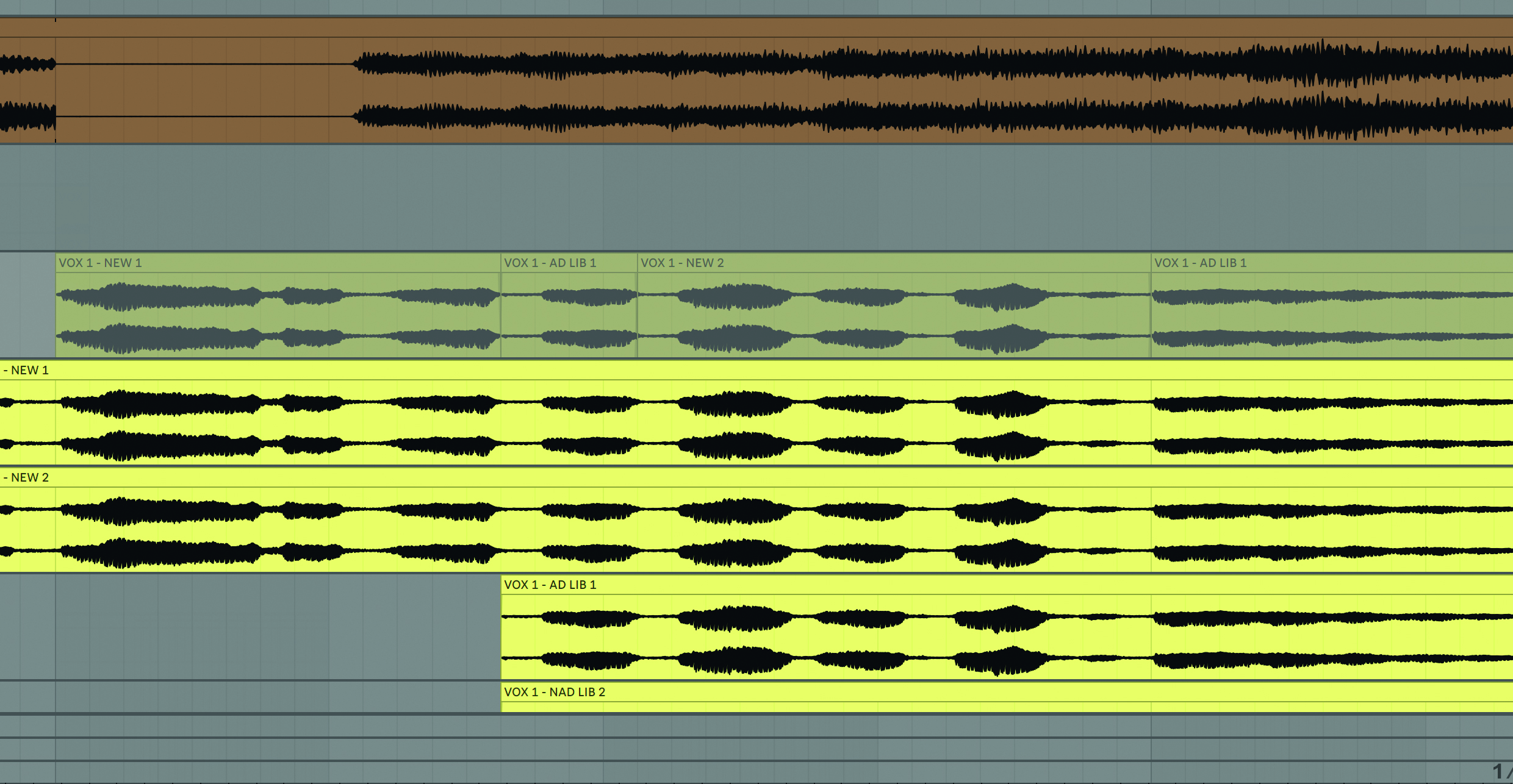 Recording vocals