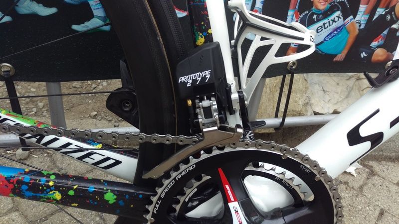 The FSA front derailleur.