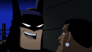 Batman talks to Amanda Waller on Justice League Unlimited