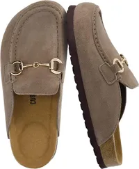Cushionaire Cliff Suede Clog Mules Cushionaire Cliff Suede Clog Mules