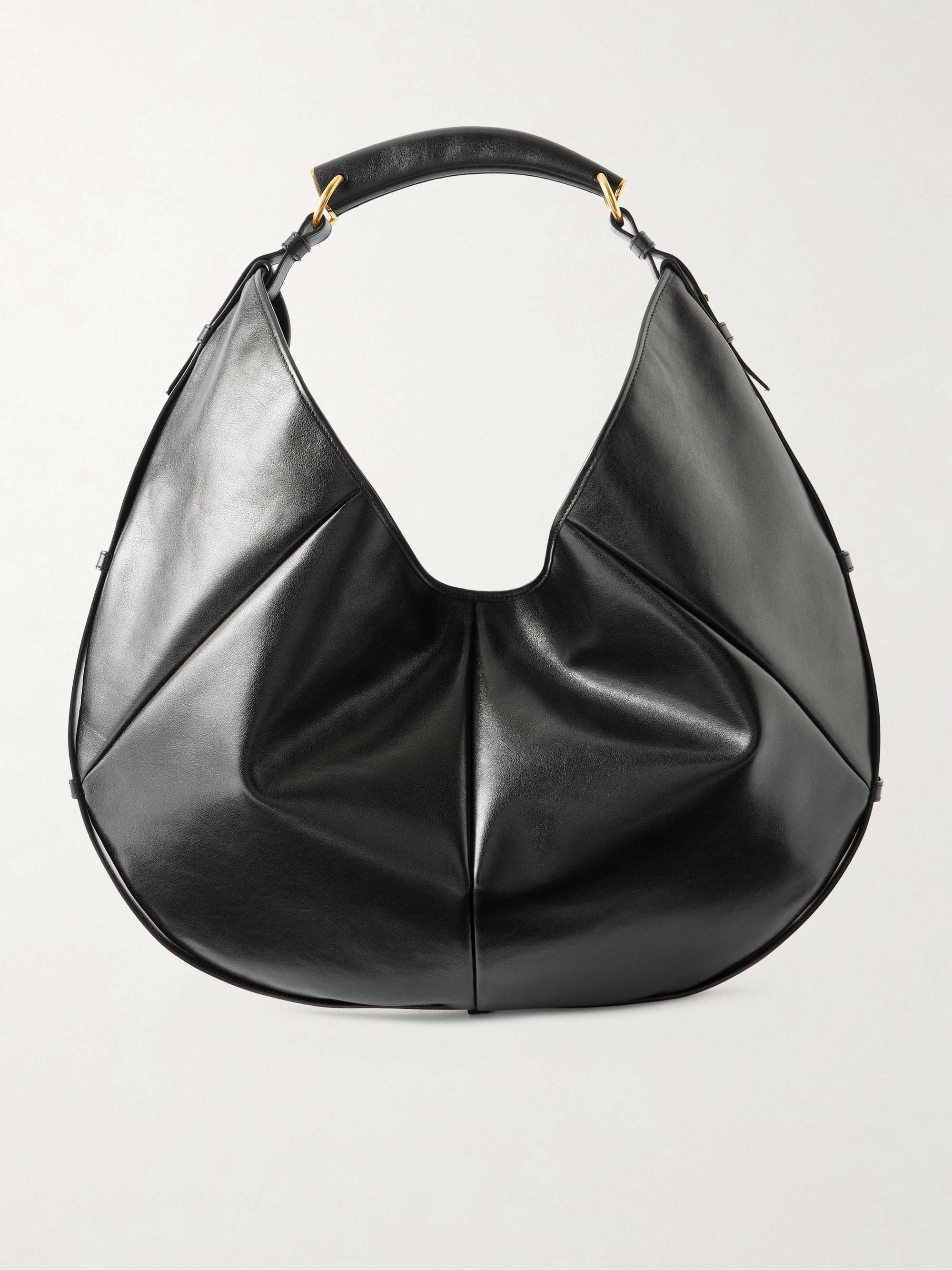 Mombasa Paneled Leather Shoulder Bag