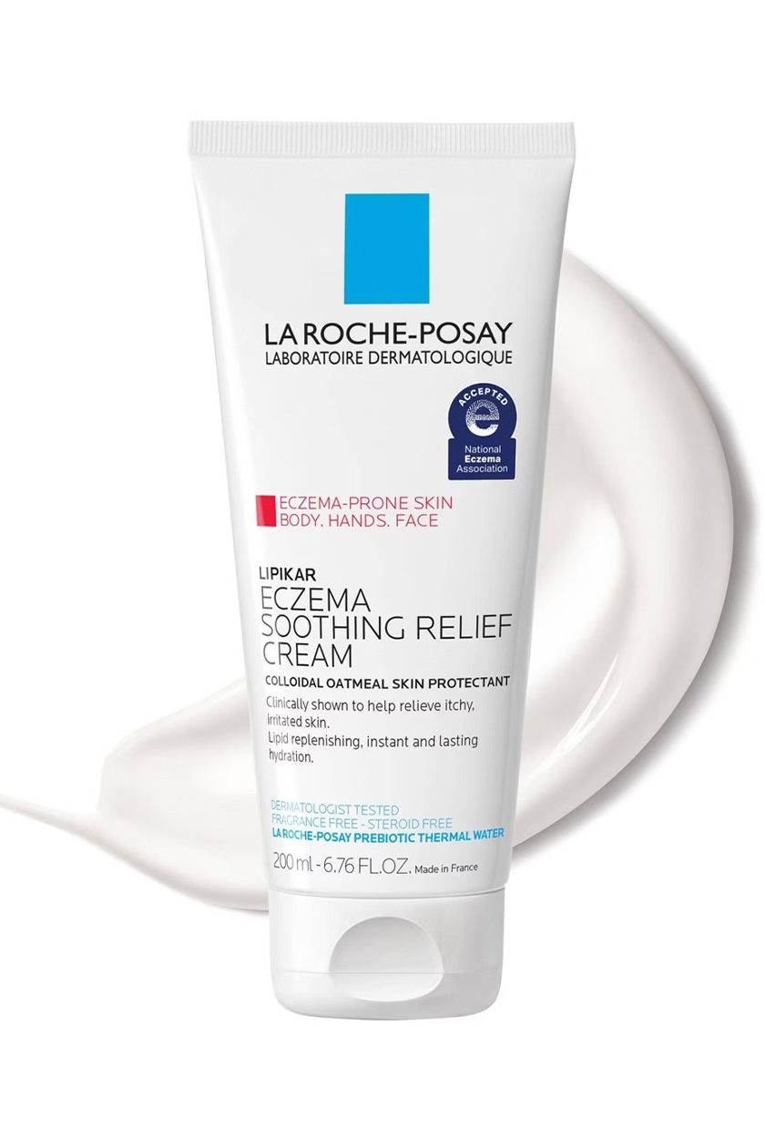 La Roche Posay Lipikar Eczema Soothing Relief Body U0026#38; Face Cream Unscented - 6.76 Fl Oz