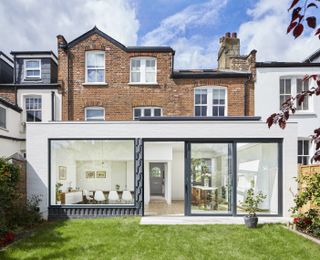 large rear extension under permitted development, double-fronted Victorian home, Crouch End, London