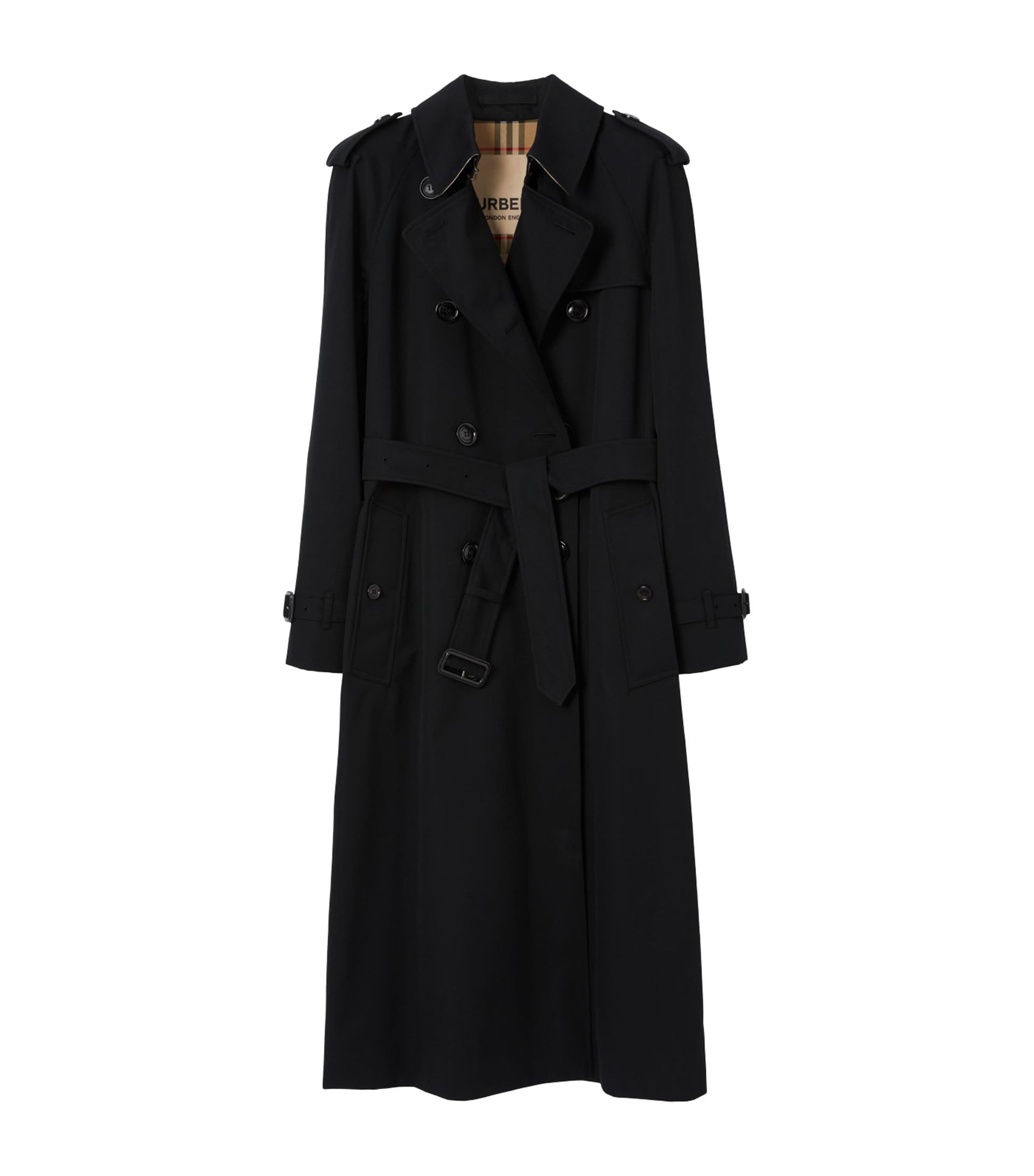 Burberry Gabardine Waterloo Long Trench Coat