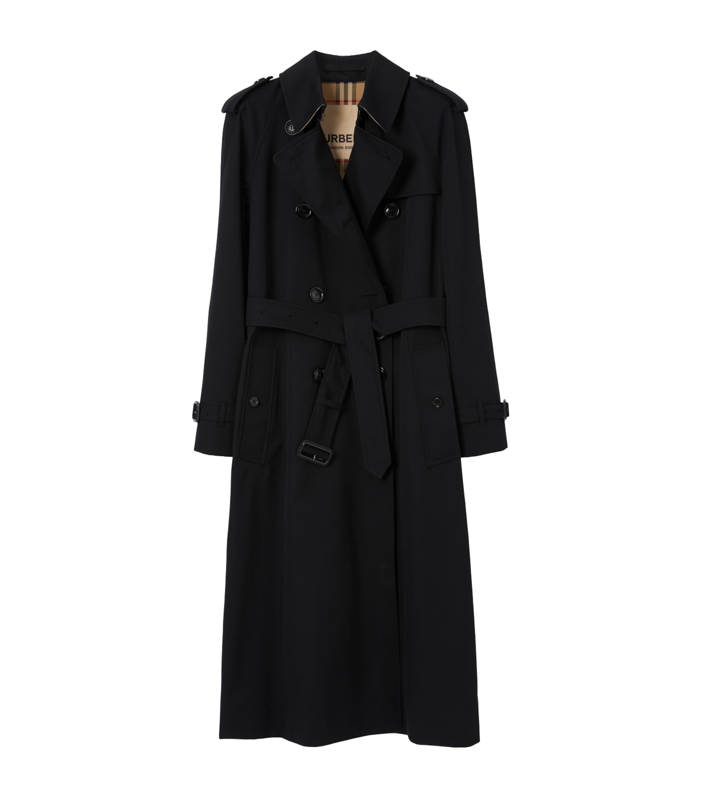 Burberry Gabardine Waterloo Long Trench Coat