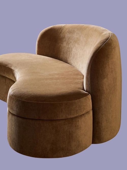 Relaxed Leila Curve 3 Seater Sofa