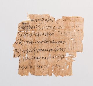 Ancient texts deciphered, letter fragment