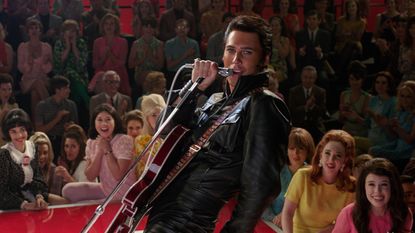 Austin Butler as Elvis Presley in Baz Luhrmann&#039;s Elvis film 2022, one of the best movie on HBO Max