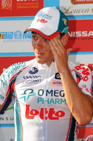 Philippe Gilbert was the race favourite, but ended up in second.