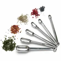 RSVP Set of 6 Spice Measuring Spoons RSVP Set of 6 Spice Measuring Spoons