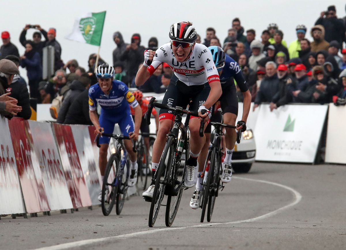 Tadej Pogacar (UAE Team Emirates) wins