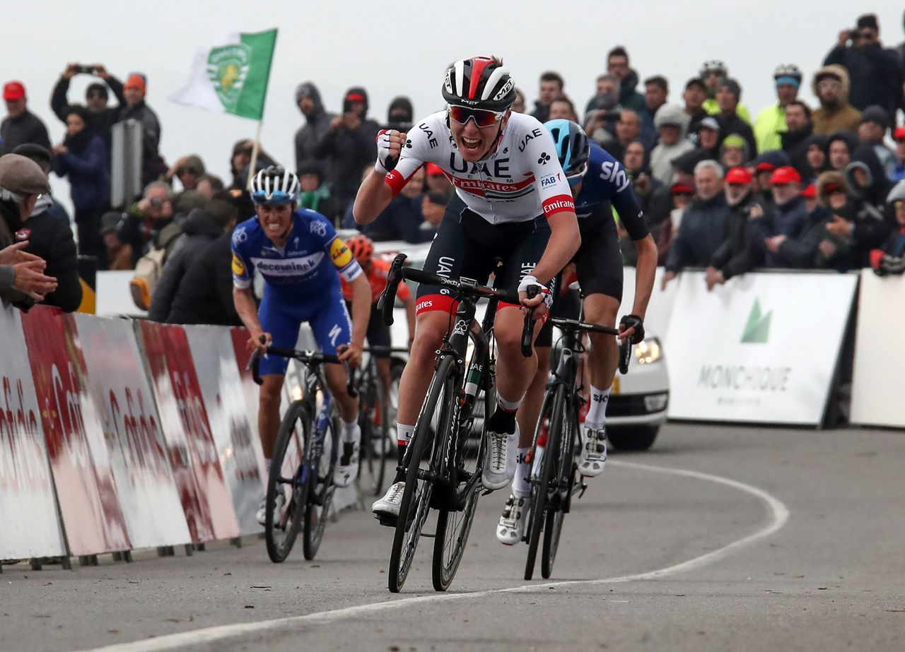 Tadej Pogacar (UAE Team Emirates) wins