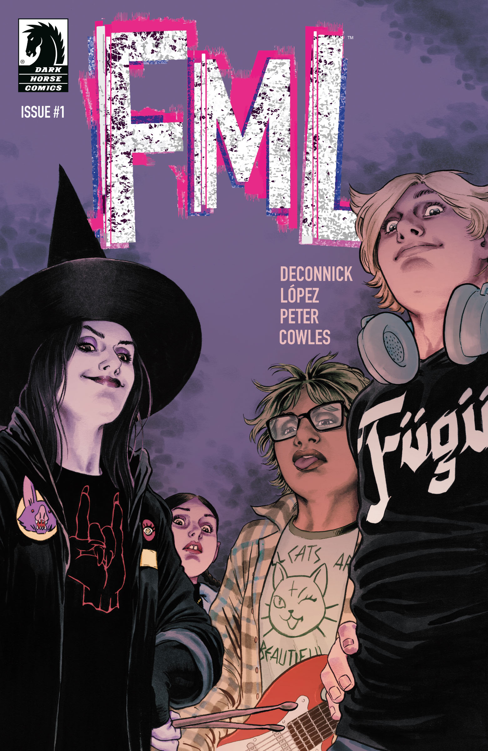 La escritora de Captain Marvel, Kelly Sue DeConnick, regresa con FML, una historia sobre la mayoría de edad con tintes góticos para los fanáticos de Stranger Things y Buffy.