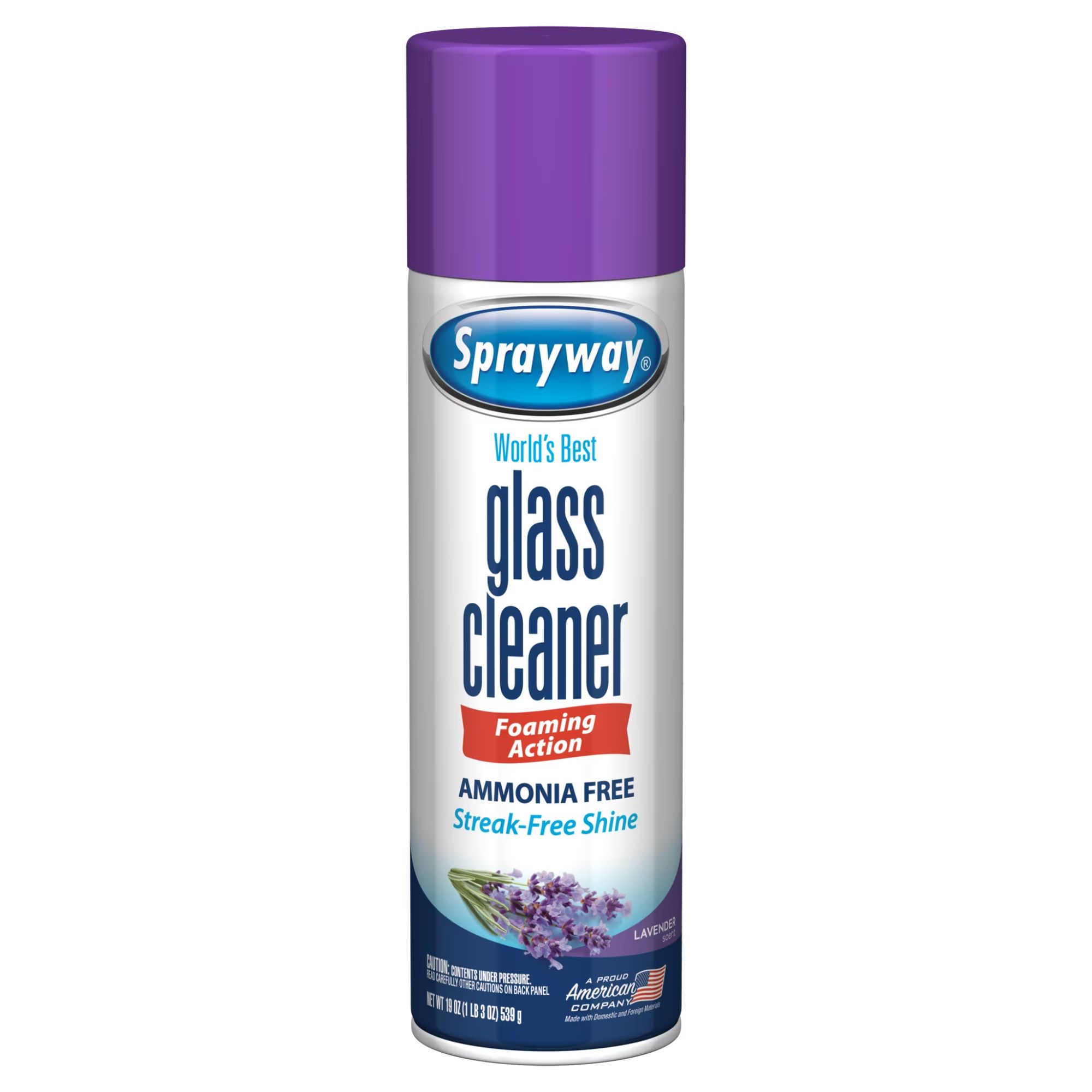Foaming glass cleaner