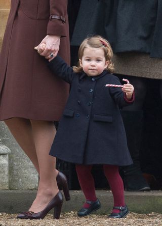 Princess Charlotte on Christmas Day 2016