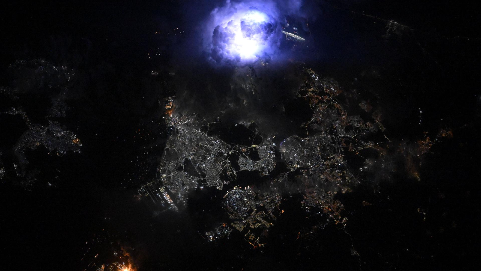 ISS astronauts spot lightning strike from space photo of the day for July 29, 2025
