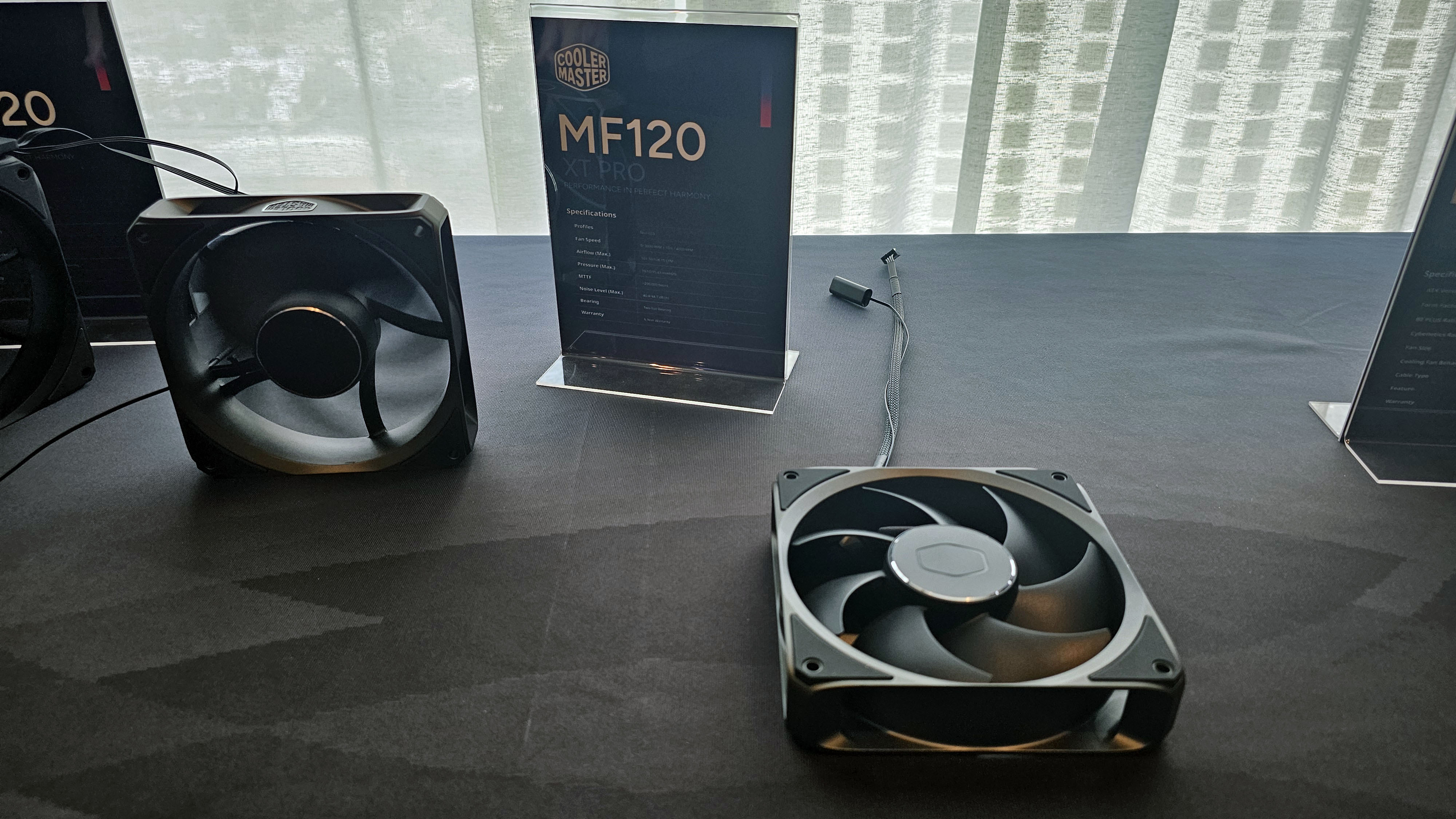 The Cooler Master MF120 XT Pro 120mm cooling fans