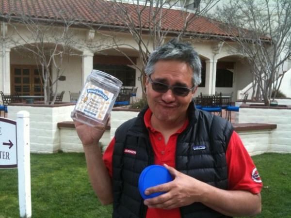 SRAM Neutral Support Jose Acala needs more Peanut Butter &amp; Co. pretzels!