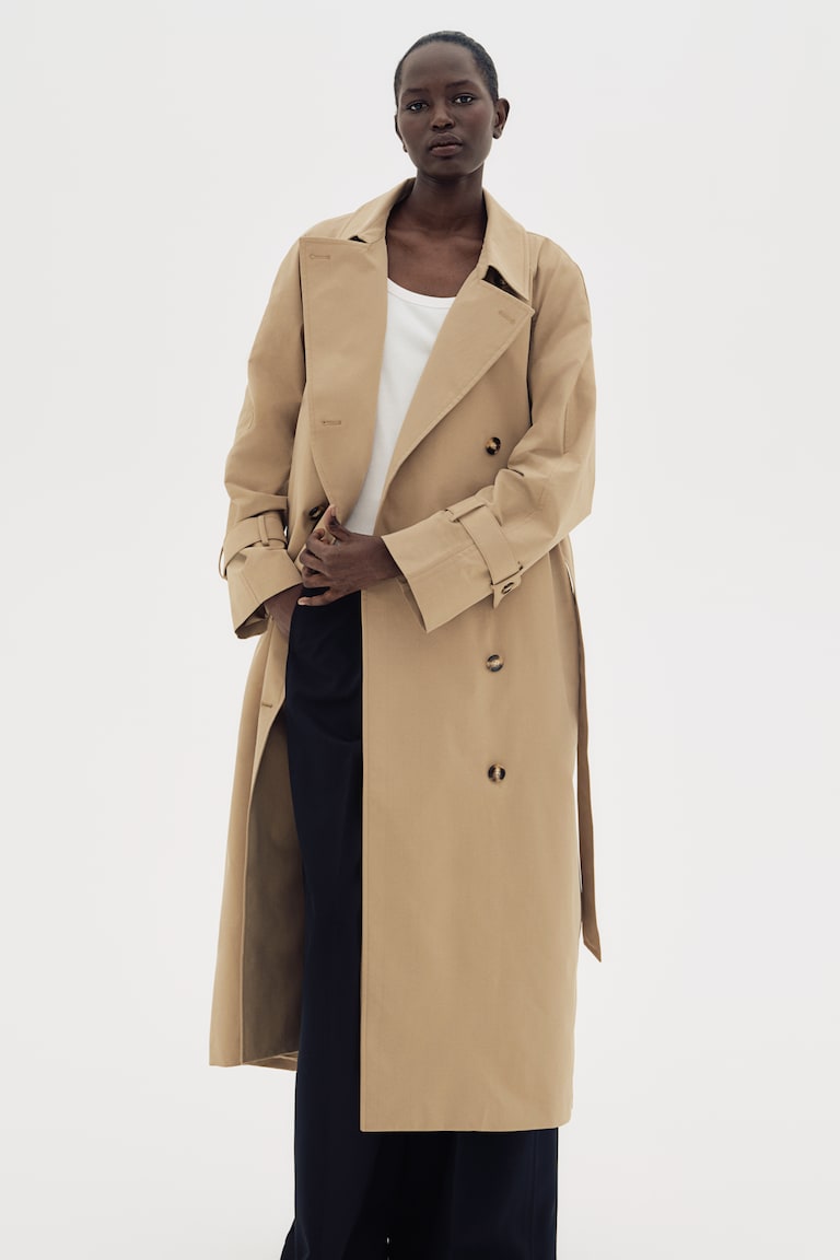 Double-Breasted Trench Coat