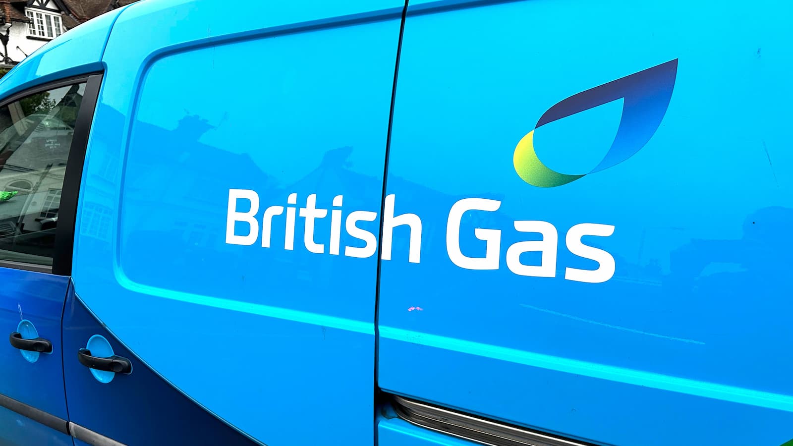 British Gas Van logo parked