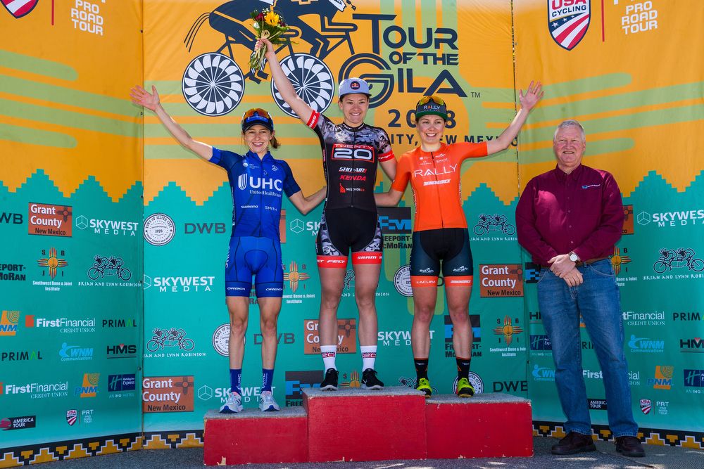 Stage 3 winners of the Tour of The Gila on April 20, 2018 in Silver City