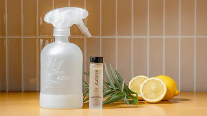 Azuna spray bottle with lemon and rosemary