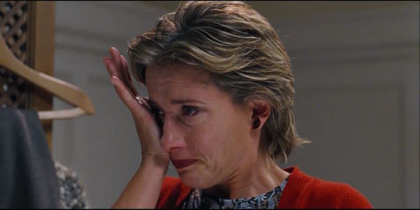 Emma Thompson crying in Love Actually