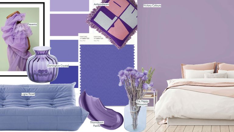 oroducts in purple tones from desenio, dartington crysal, ligne roset, thorndown paints and more 