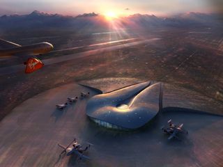 Spaceport America: First Looks at a New Space Terminal