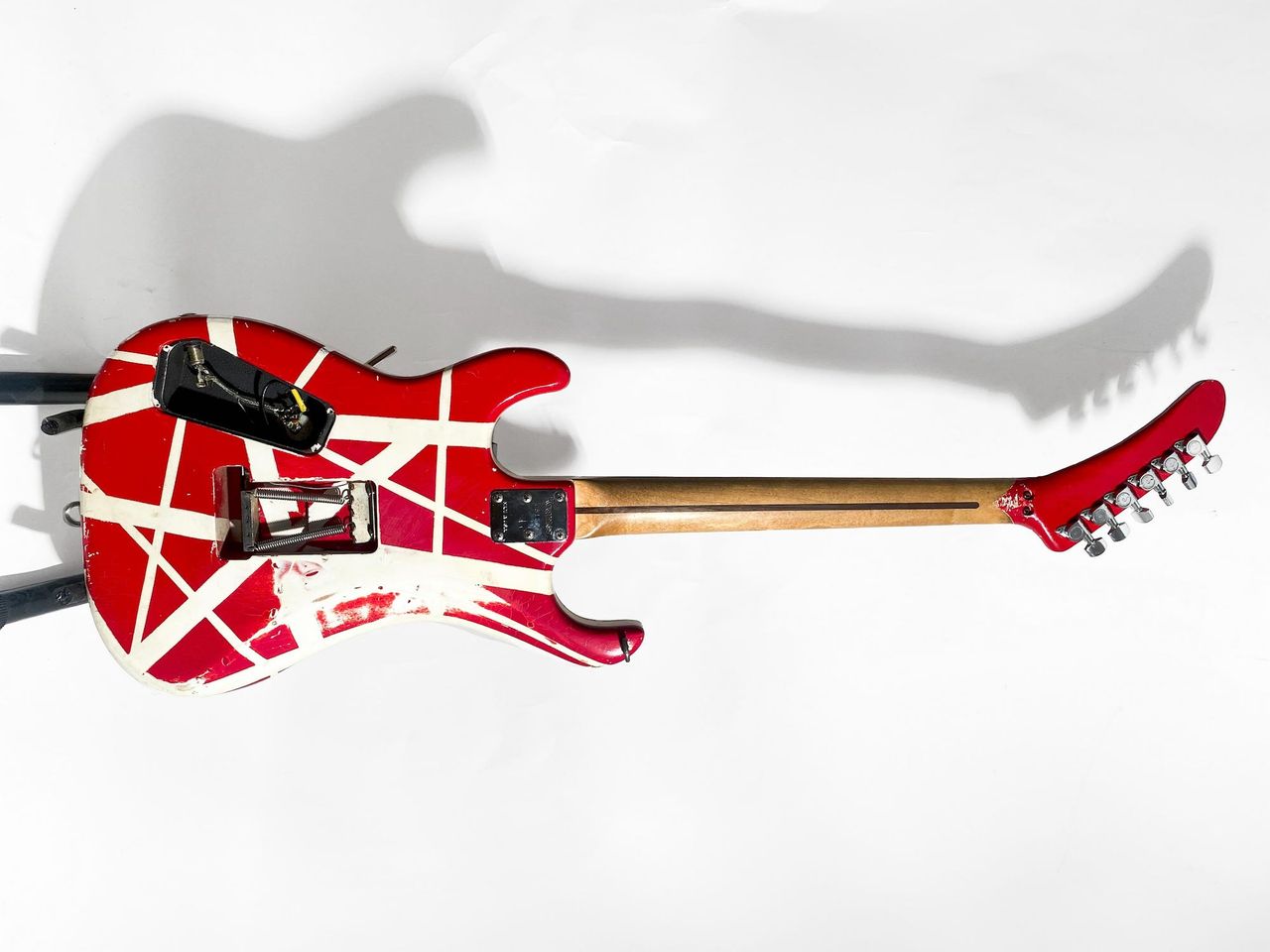 A hand-built 1984 Kramer used onstage by Eddie Van Halen