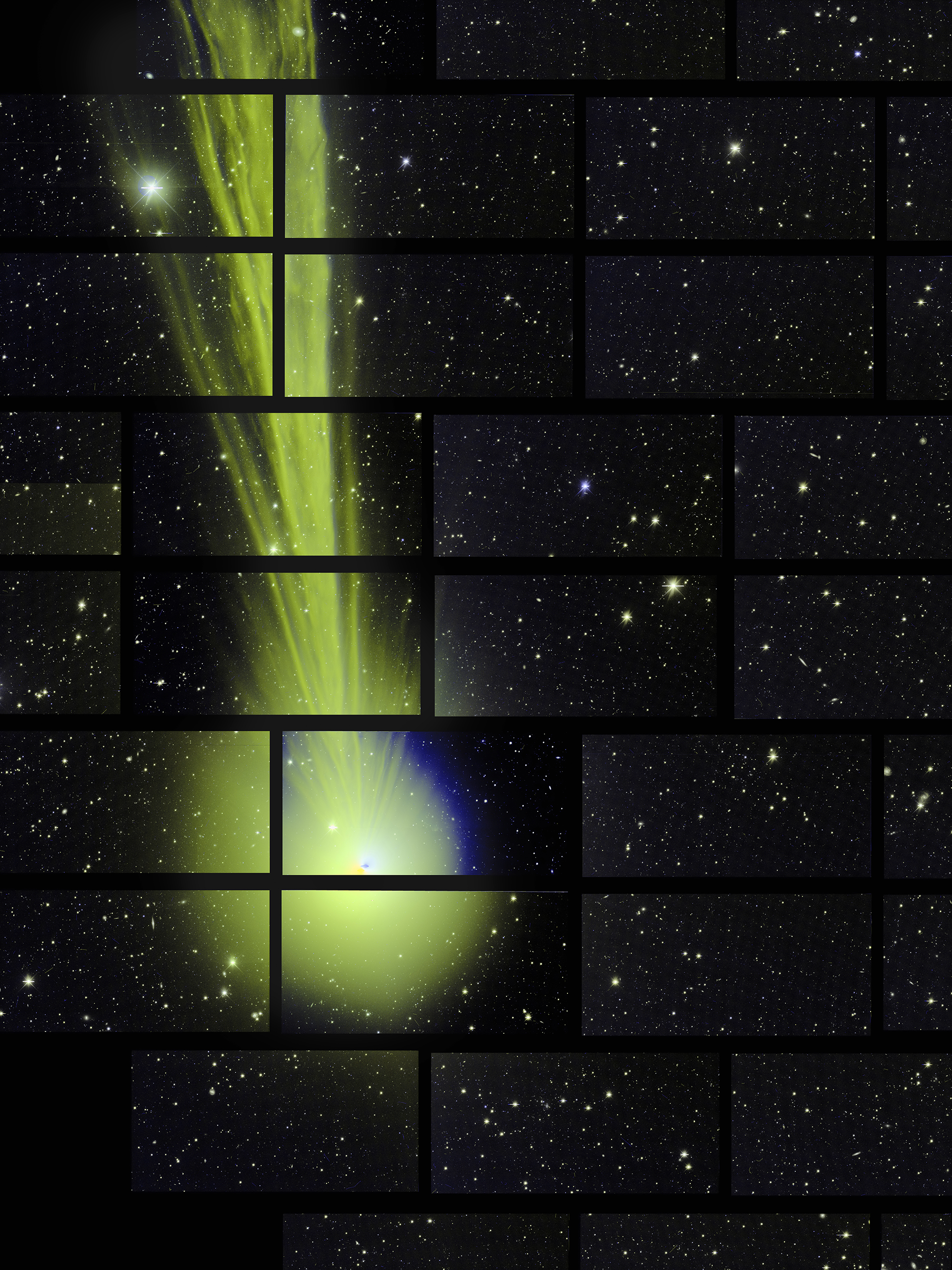 The 570-megapixel Dark Energy Camera in Chile captured this photo of Comet Lovejoy on Dec. 27, 2014.