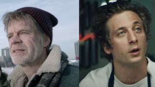 Jeremy Allen White and William H. Macy side by side.