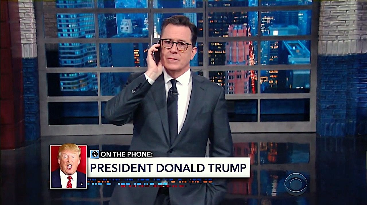 Stephen Colbert takes Trump 3 am phone call