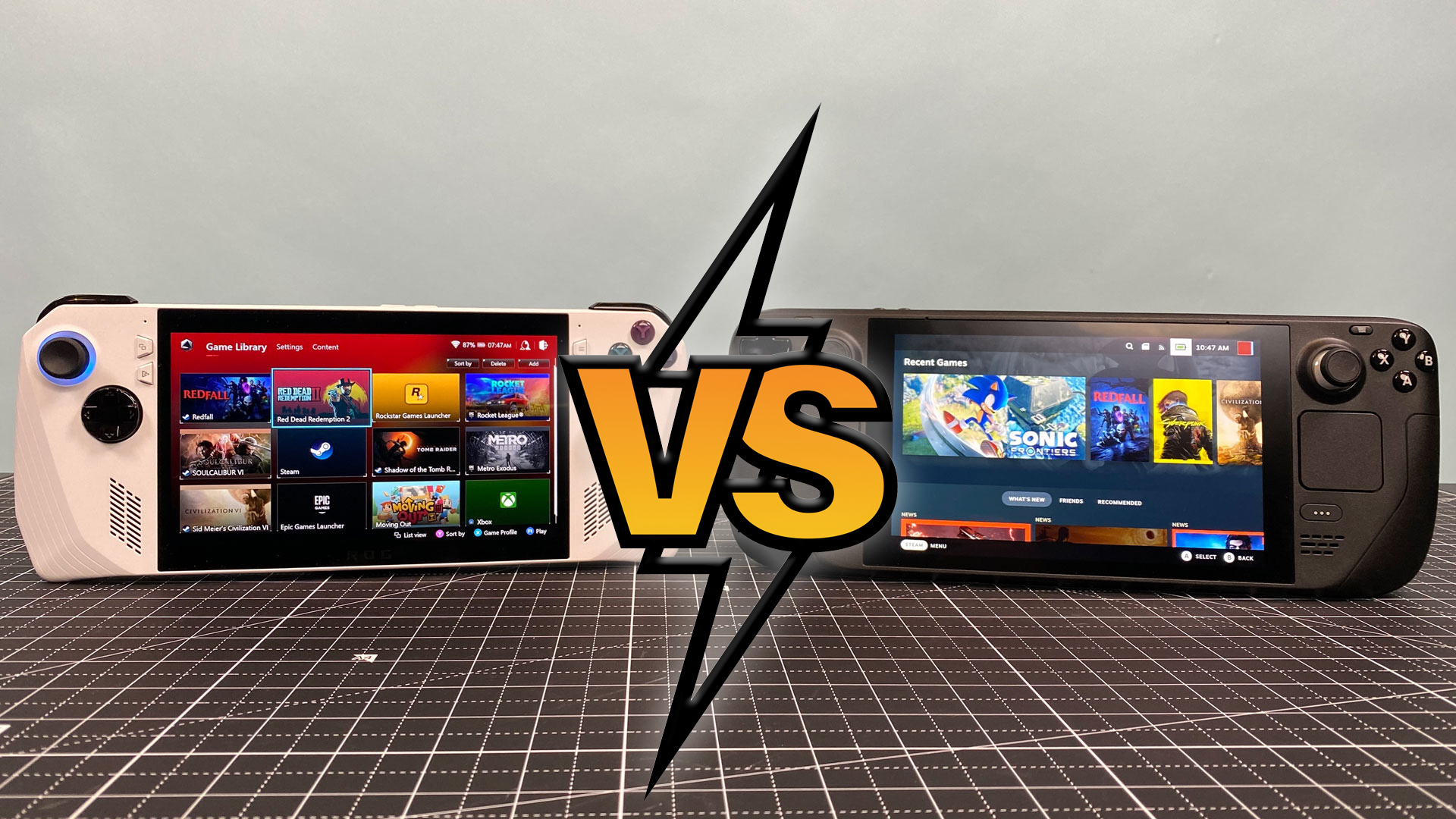 ROG Ally vs Steam Deck: Specs Comparison, Pros and Cons