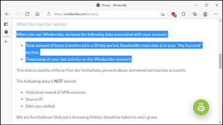 The Windscribe Privacy Policy