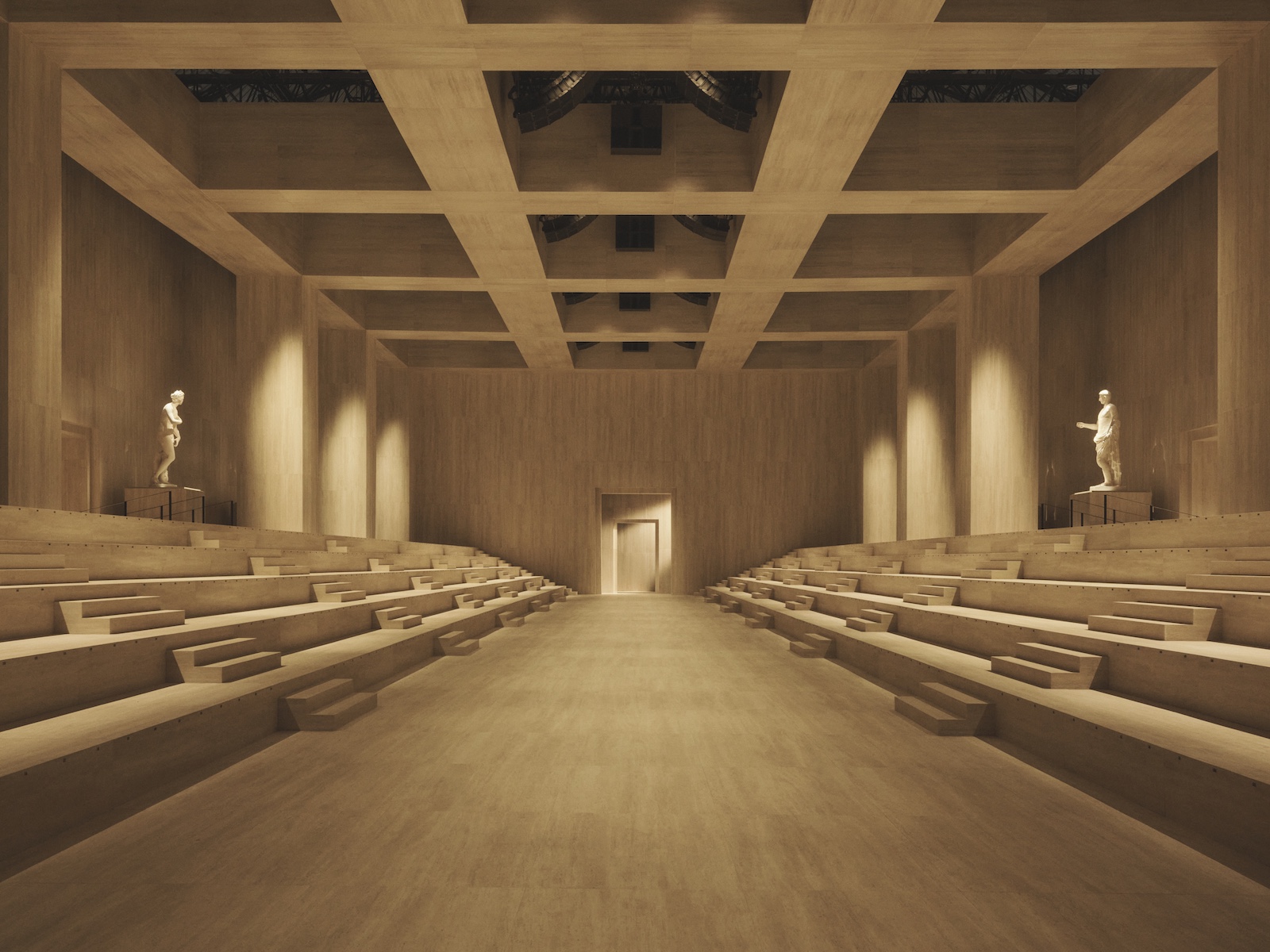 Gucci A/W 2026 Demna runway debut show set