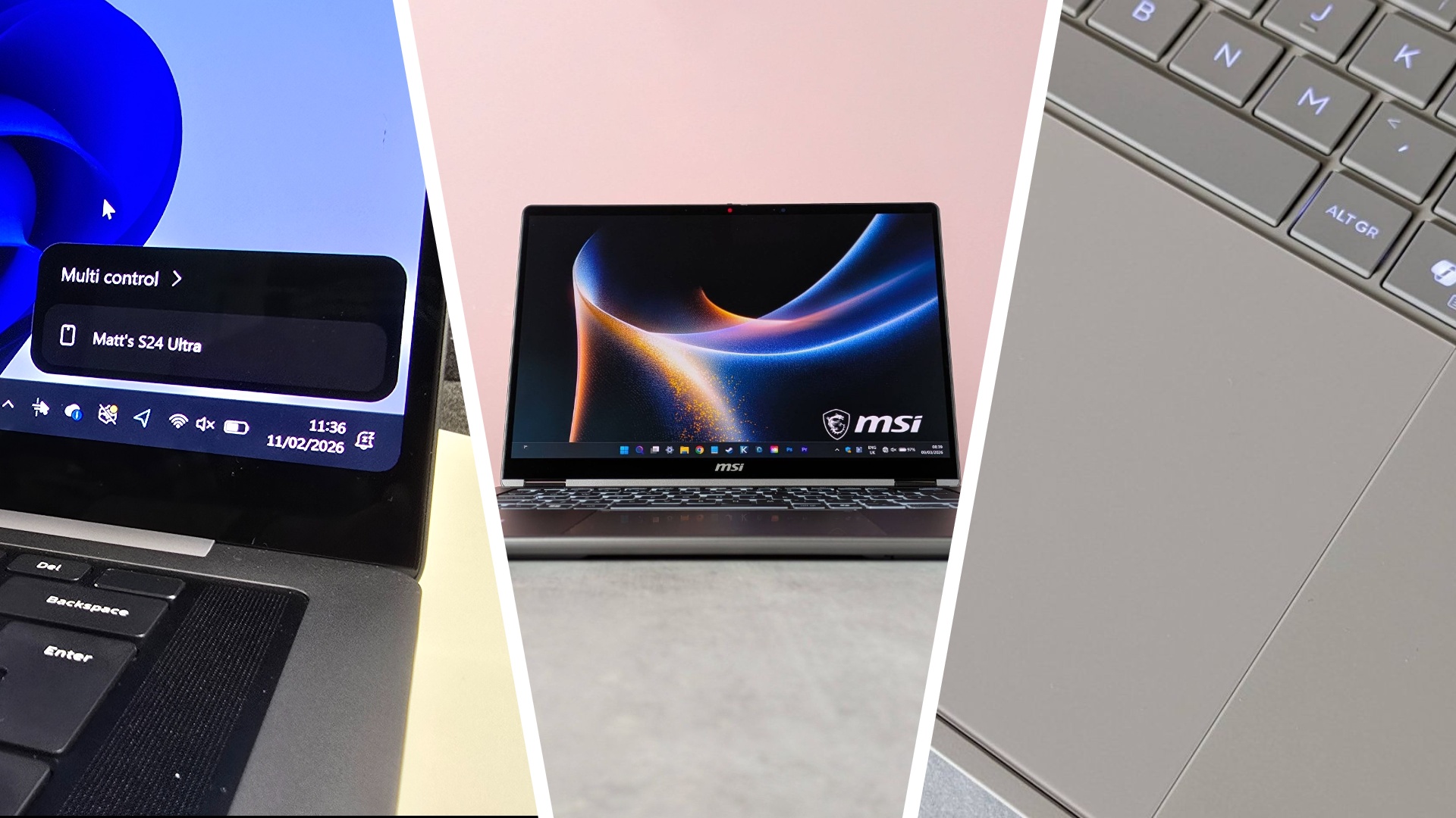 Selection of Windows laptops