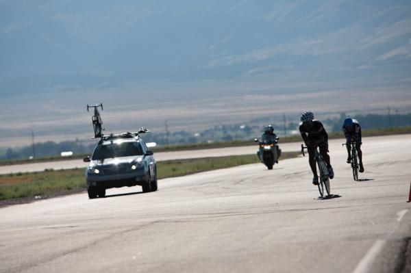 Riders had wide open spaces for riding today.