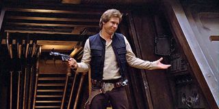 Han Solo shrugging in Return of the Jedi