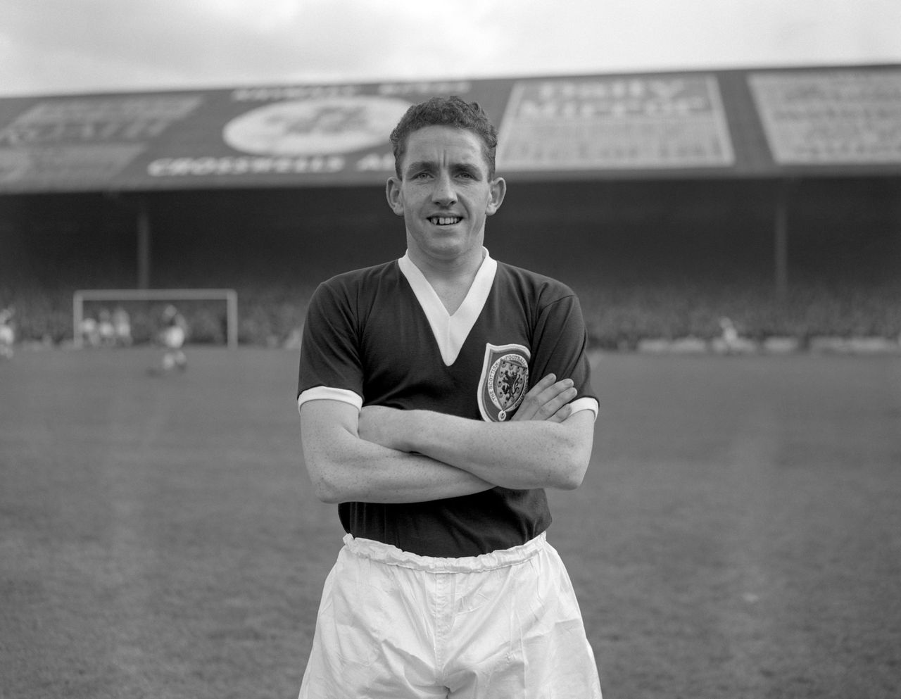 Dave Mackay of Scotland, 1958