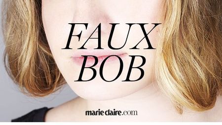 how to do a faux bob