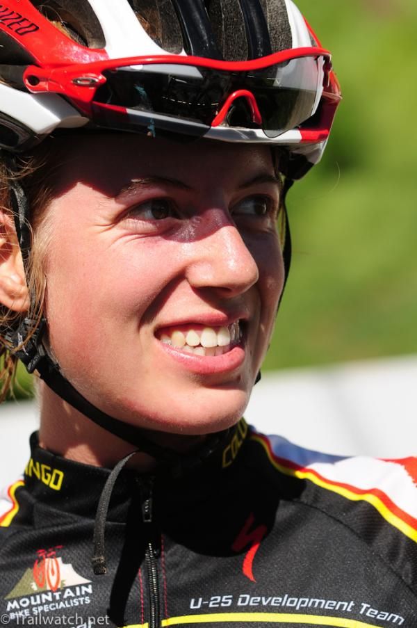 Lauren Catlin (Rocky Mountain Chocolate), winner of the U23 race