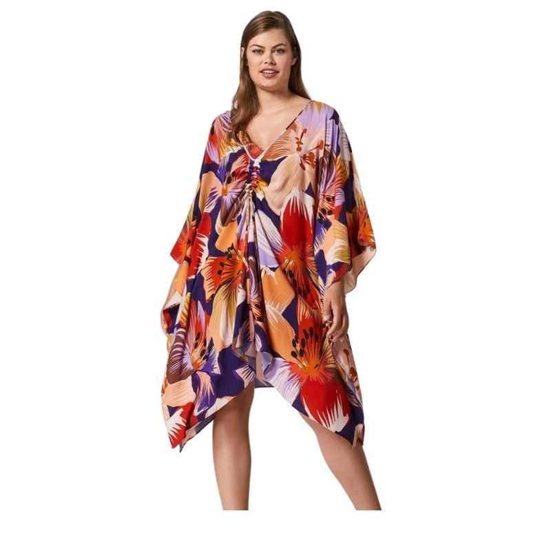 Polyester Long Beach Dress Beach Swimsuit Cover Up... - Grandado