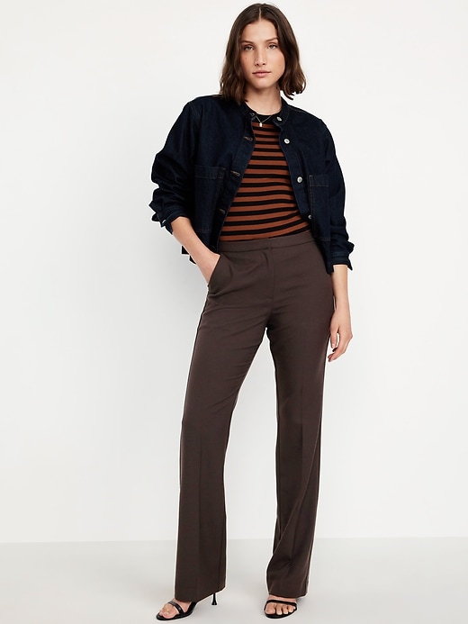 Mid-term Taylor boots cut pants