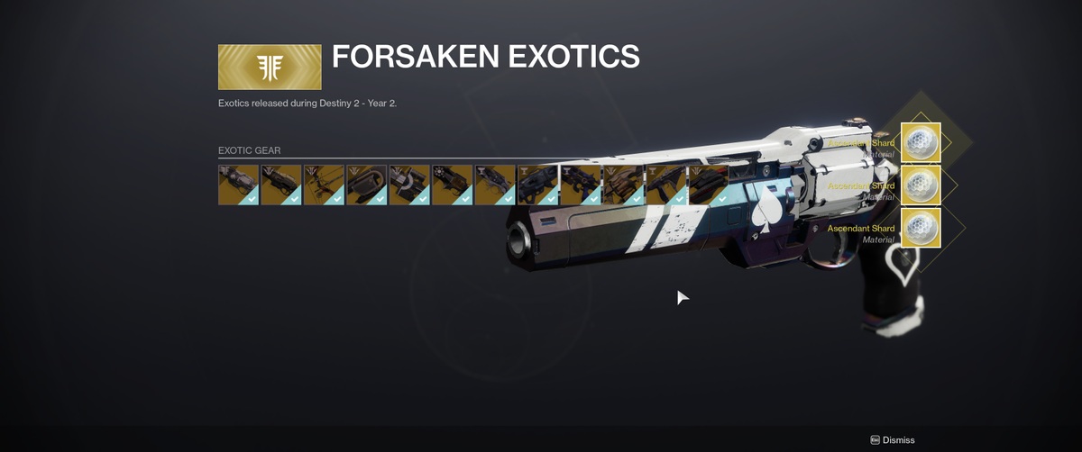 Destiny 2 guide How to get three free Forsaken Exotic Ciphers or