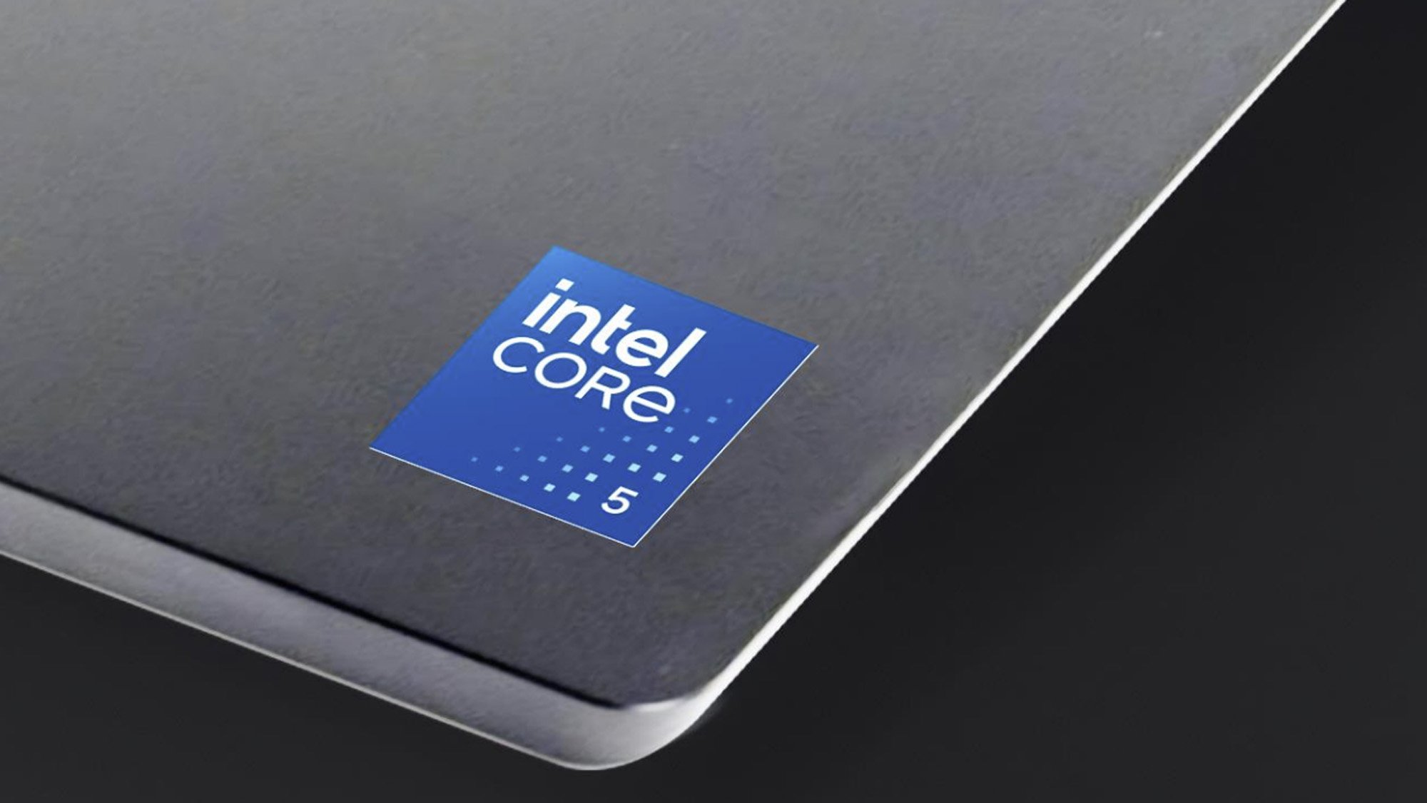 Новый Значок Intel Core 5 на ноутбуке